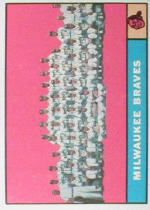 1961 Topps Baseball Cards      426     Milwaukee Braves TC-(Back numbered 463)